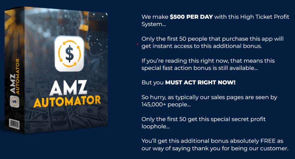 AMZ AUTOMATOR review bonus